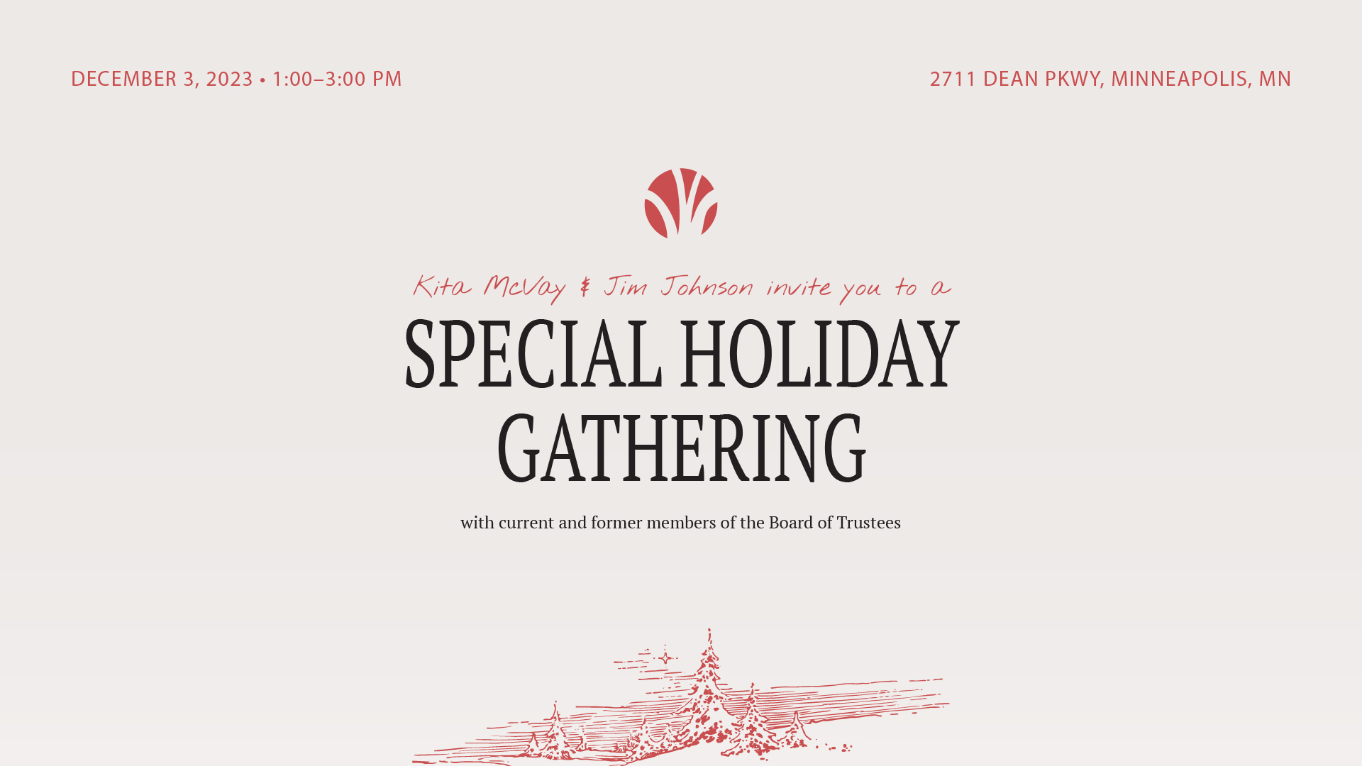 2023 Holiday Gathering Invite