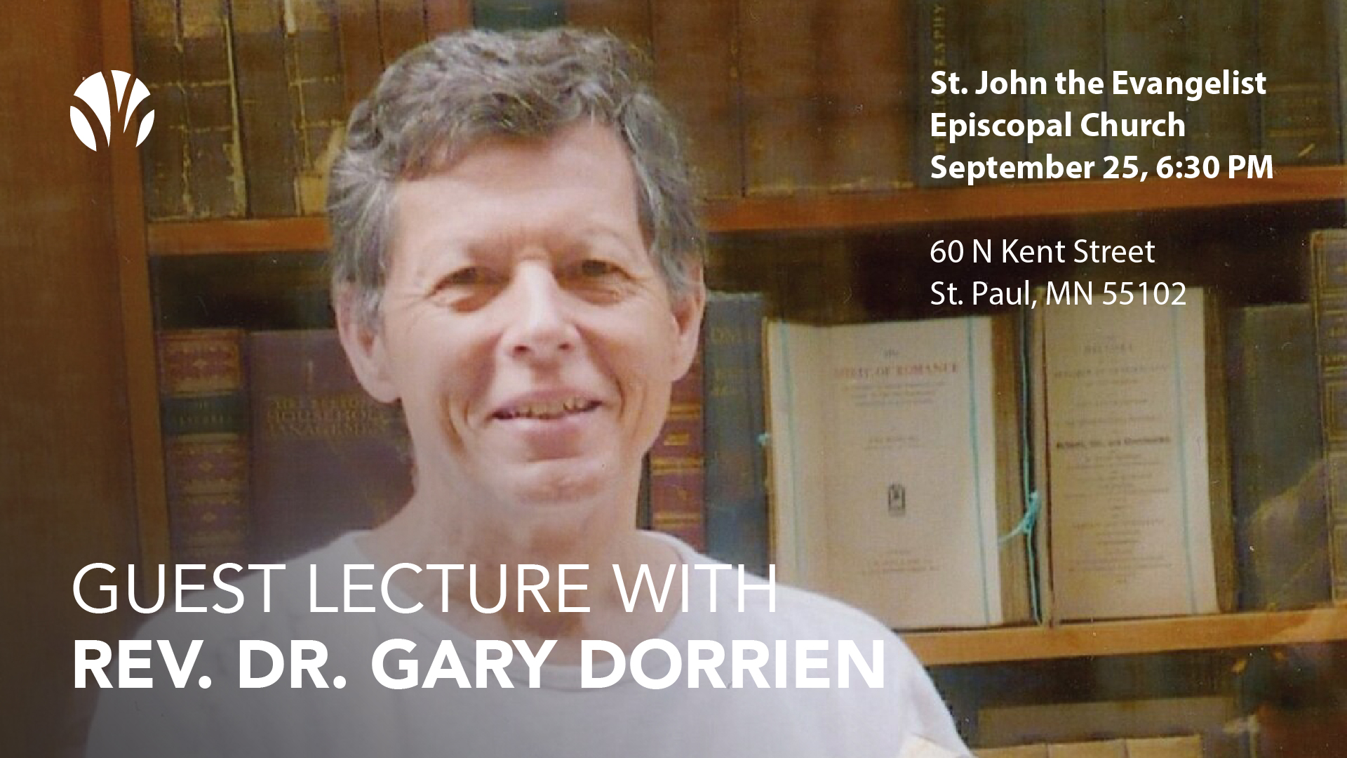 Guest Lecture with Rev. Dr. Gary Dorrien